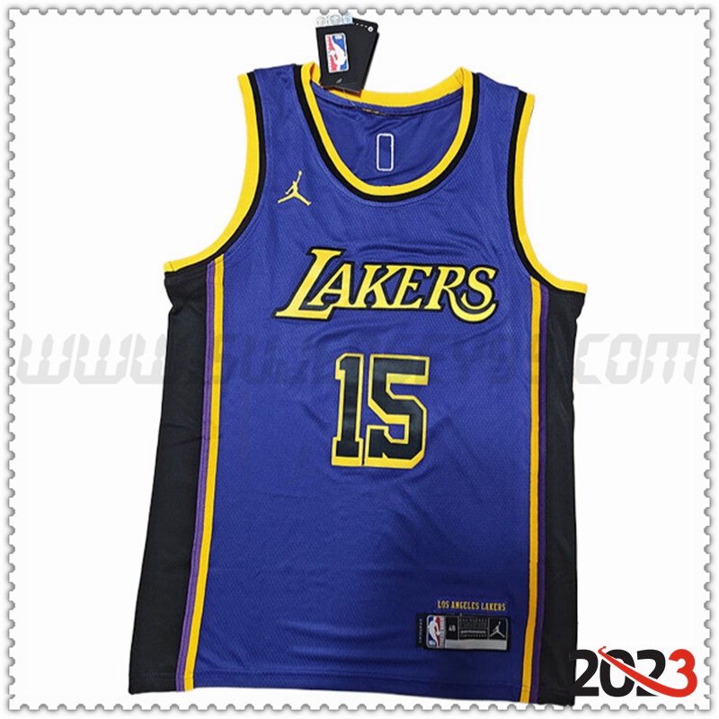 Camisetas Los Angeles Lakers (REAVES#15) 2023/24 Azul marino