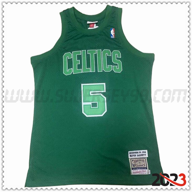 Camisetas Boston Celtics (GARNETT #5) 2023/24 Verde