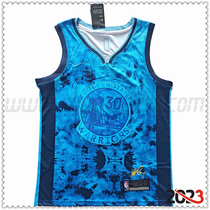 Camisetas Golden State Warriors (CURRY #30) 2023/24 Azul -02