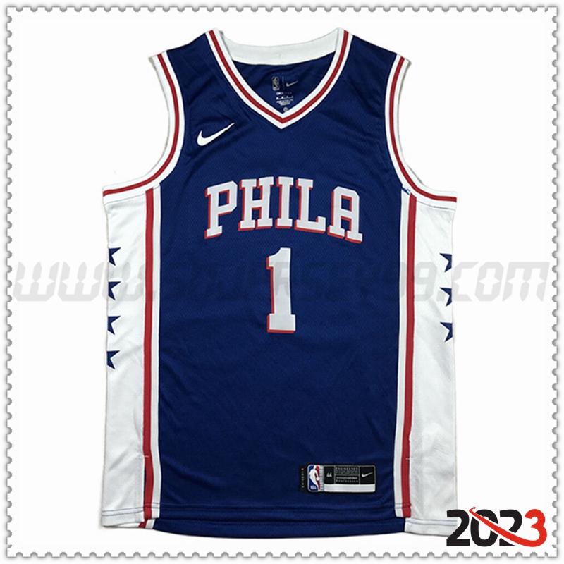 Camisetas Philadelphia 76ers (HARDEN #1) 2023/24 Azul