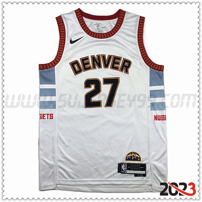 Camisetas Denver Nuggets (MURRAY #27) 2023/24 Blanco