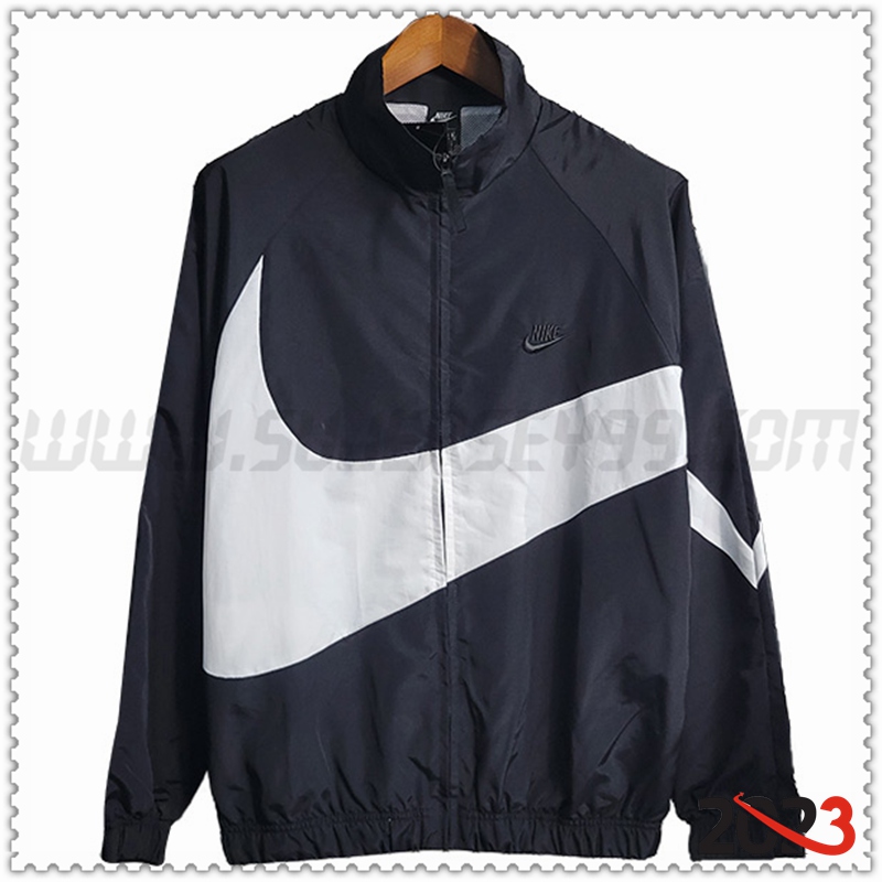 Rompevientos Nike Negro/Blanco 2023 2024