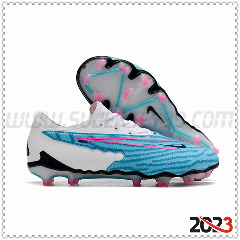 Nike Botas De Fútbol Phantom GX Academy FG Azul/Blanco