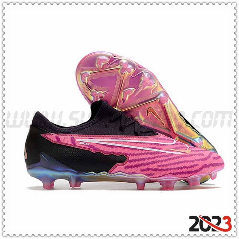 Nike Botas De Fútbol Phantom GX Academy FG Rosa/Negro