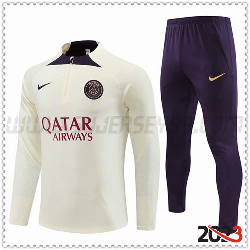 Chandal Futbol PSG Blanco 2023 2024 -03