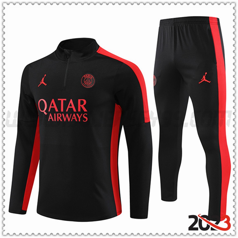 Chandal Futbol PSG Negro 2023 2024 -02