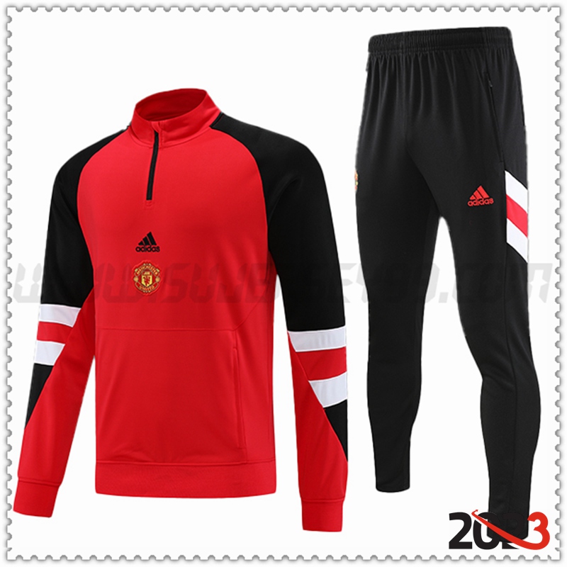 Chandal Futbol Manchester United Rojo 2023 2024