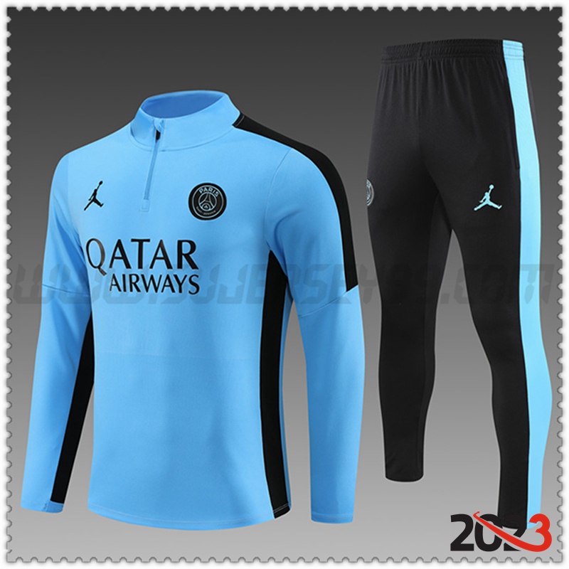 Chandal Futbol PSG Ninos Azul Claro 2023 2024