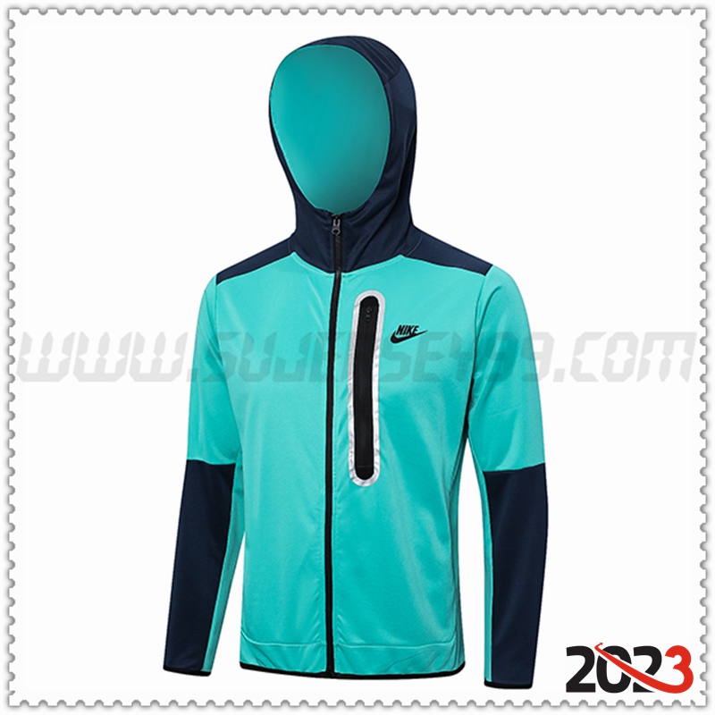 Chaqueta Con Capucha Nike Verde 2023 2024