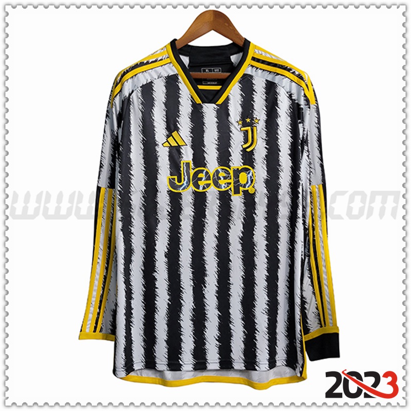 Primera Camiseta Futbol Juventus Manga larga 2023 2024
