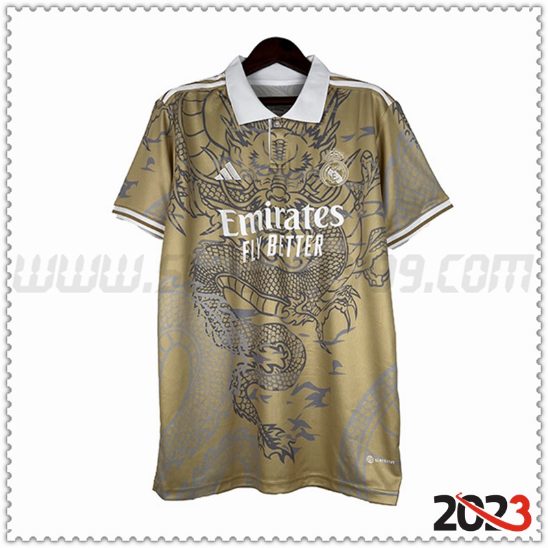 Camiseta Futbol Real Madrid AMARILLO Edición especial 2023 2024