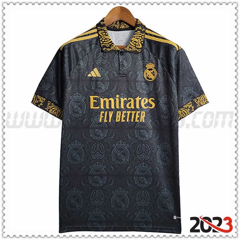 Camiseta Futbol Real Madrid Negro Edición especial 2023 2024