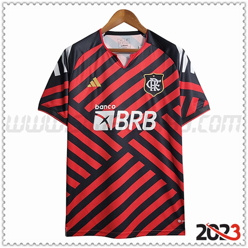 Camiseta Futbol Flamengo Rojo Edición especial 2023 2024