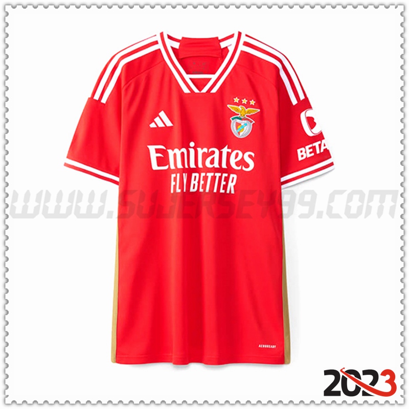Primera Camiseta Futbol S.L.Benfica 2023 2024