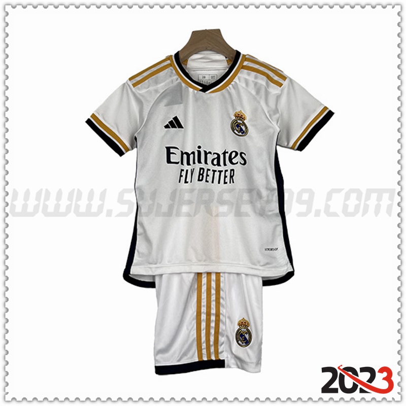 Primera Equipacion del Real Madrid Ninos 2023 2024