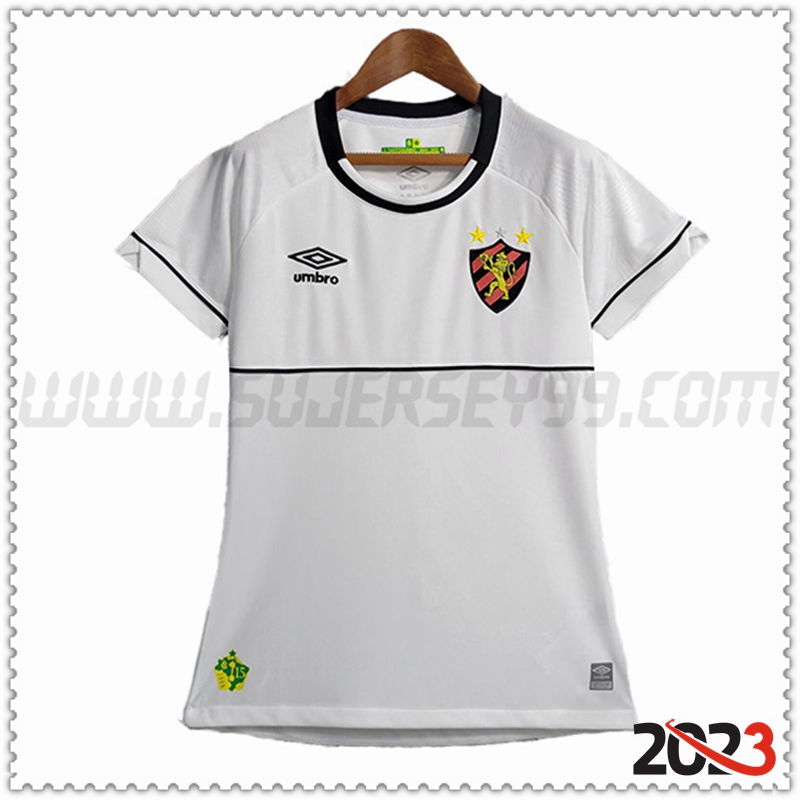 Segunda Camiseta Futbol Sport Recife Mujer 2023 2024