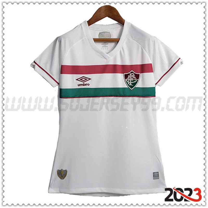 Segunda Camiseta Futbol Fluminense Mujer 2023 2024