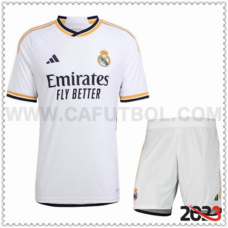 Primera Equipacion del Real Madrid + Pantalones Cortos 2023 2024