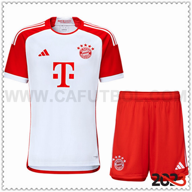 Primera Equipacion del Bayern Munich + Pantalones Cortos 2023 2024