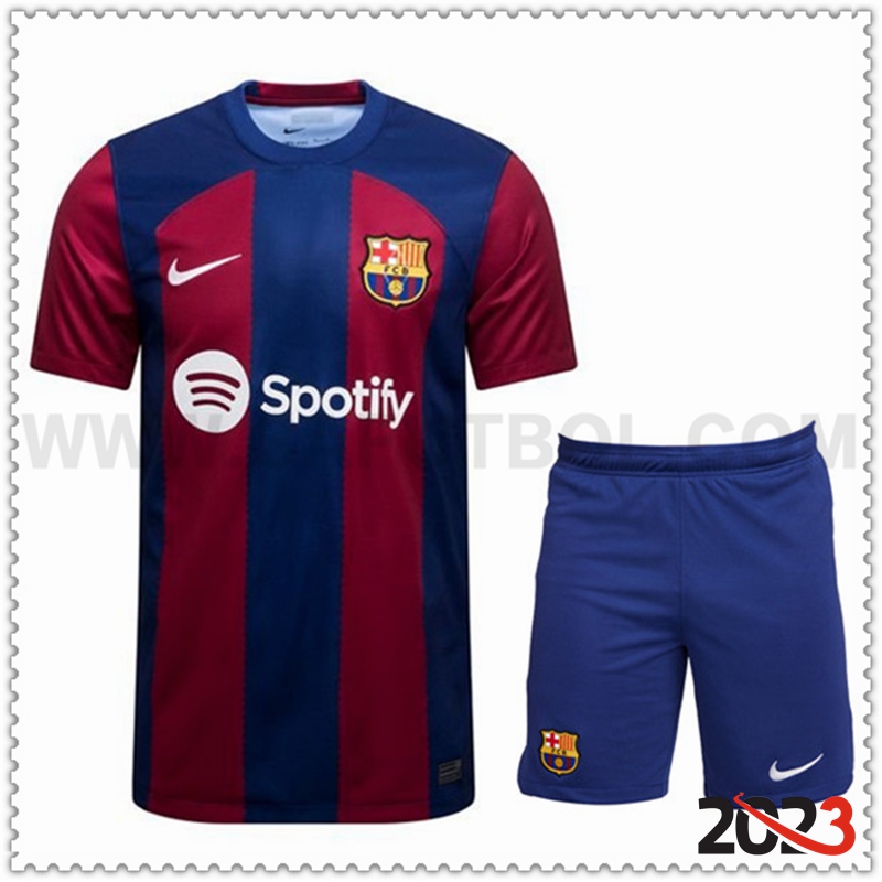 Primera Equipacion del FC Barcelona + Pantalones Cortos 2023 2024