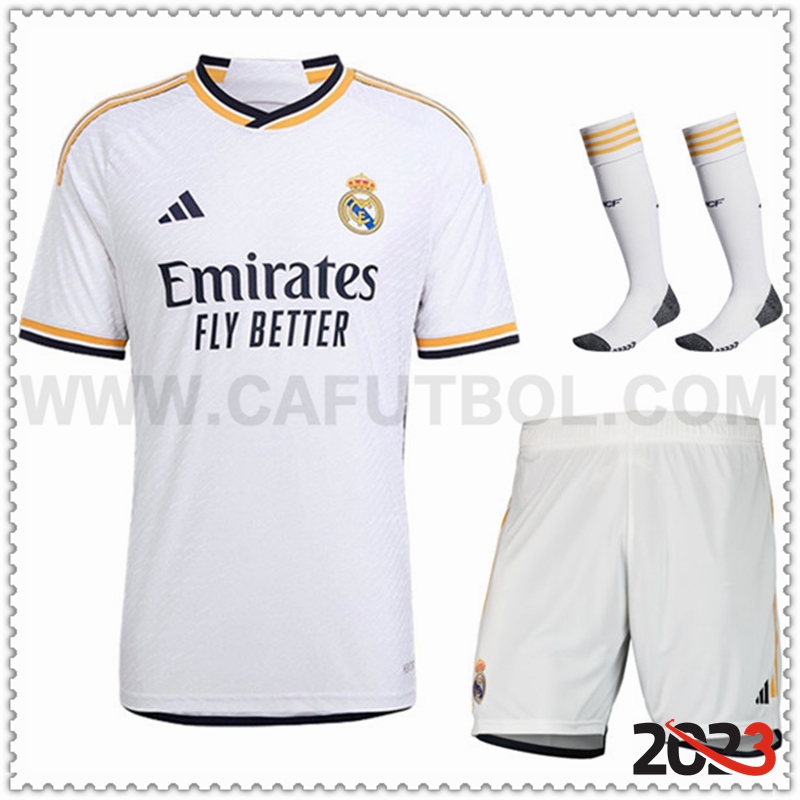 Primera Equipacion del Real Madrid (Pantalones + Calcetines) 2023 2024