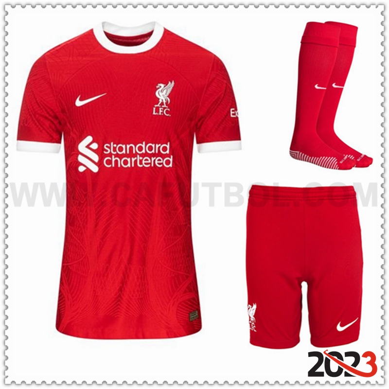 Primera Equipacion del FC Liverpool (Pantalones + Calcetines) 2023 2024