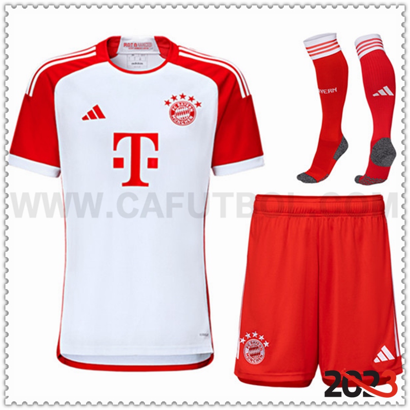 Primera Equipacion del Bayern Munich (Pantalones + Calcetines) 2023 2024