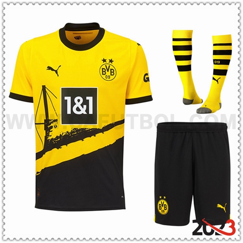 Primera Equipacion del Dortmund BVB (Pantalones + Calcetines) 2023 2024