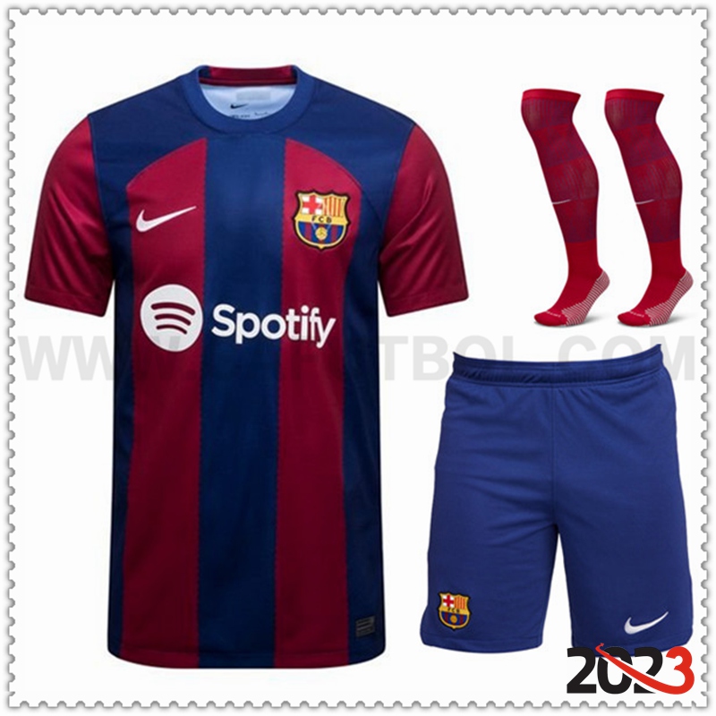 Primera Equipacion del FC Barcelona (Pantalones + Calcetines) 2023 2024