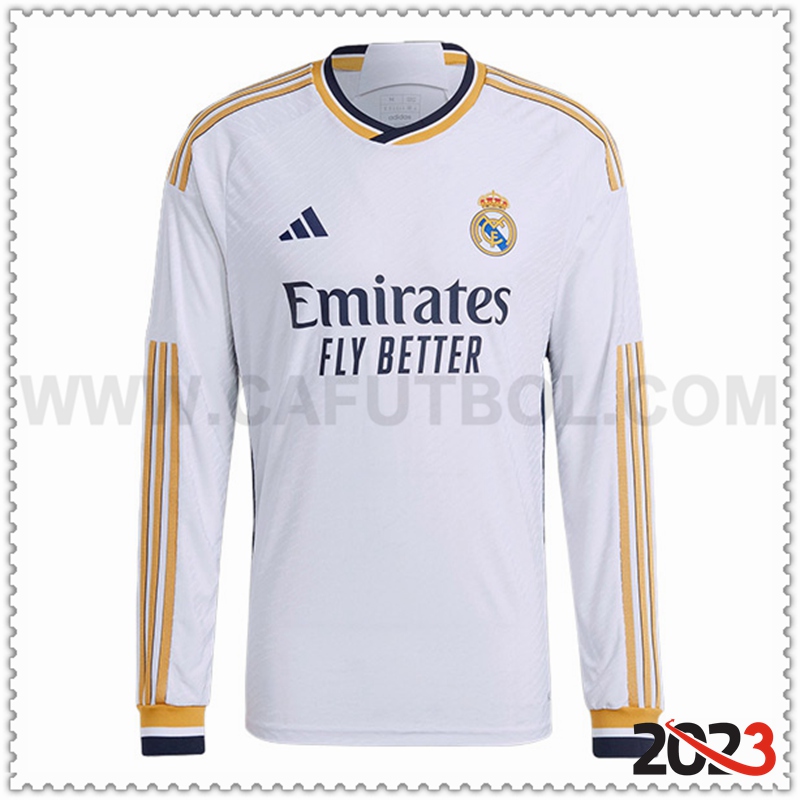 Primera Nuevo Camiseta Real Madrid Manga larga 2023 2024