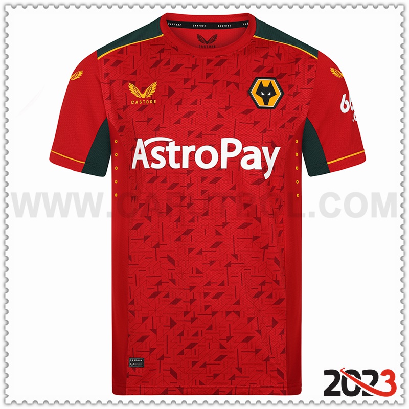 Segunda Nuevo Camiseta Wolves 2023 2024