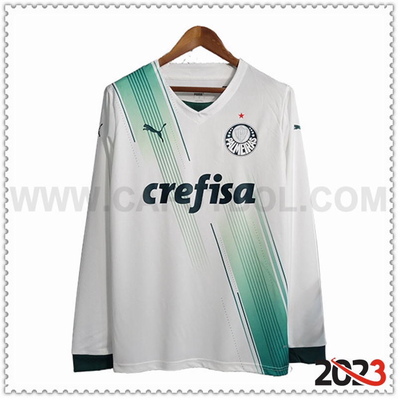 Segunda Camiseta Futbol Palmeiras Manga larga 2023 2024
