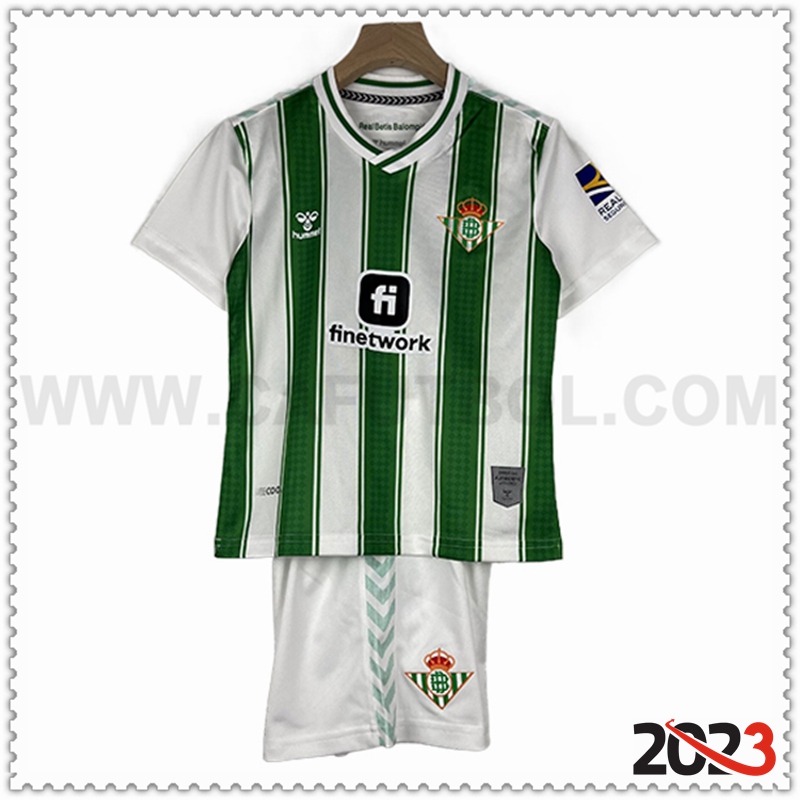 Primera Equipacion del Real Betis Ninos 2023 2024