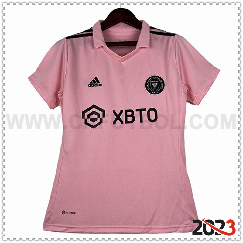 Primera Camiseta Futbol Inter Miami CF Mujer 2023 2024