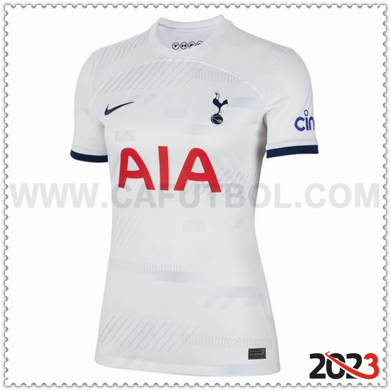 Primera Camiseta Futbol Tottenham Hotspurs Mujer 2023 2024