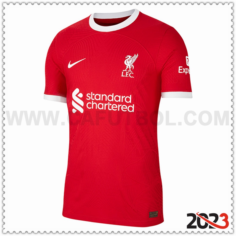 Primera Camiseta Futbol FC Liverpool Mujer 2023 2024