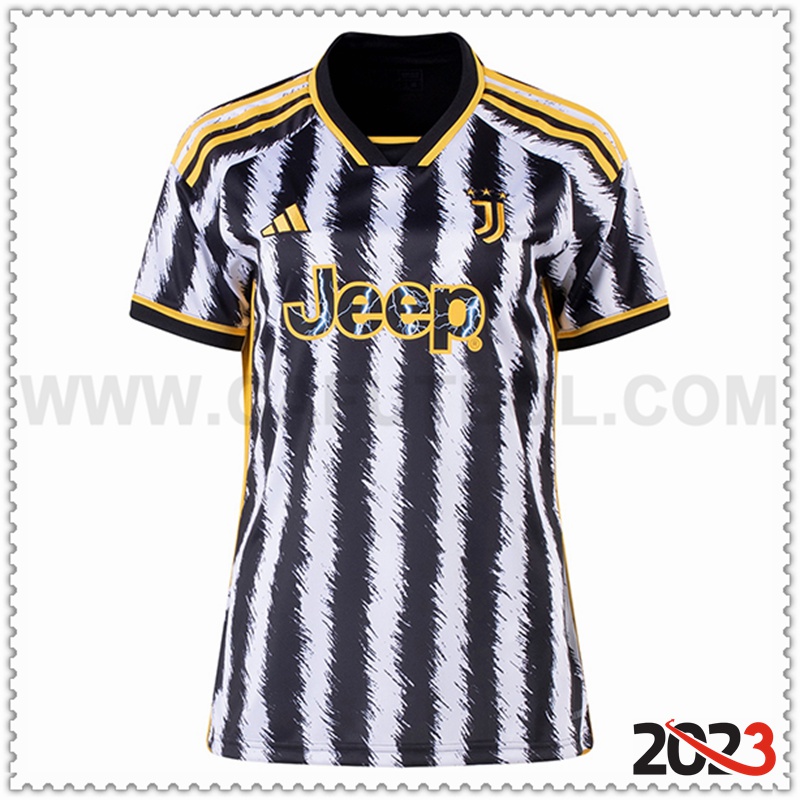 Primera Camiseta Futbol Juventus Mujer 2023 2024