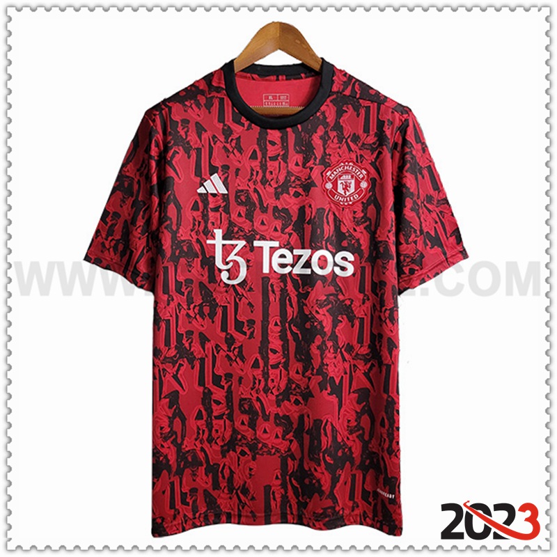 Camiseta Entrenamiento Manchester United Rojo 2023 2024