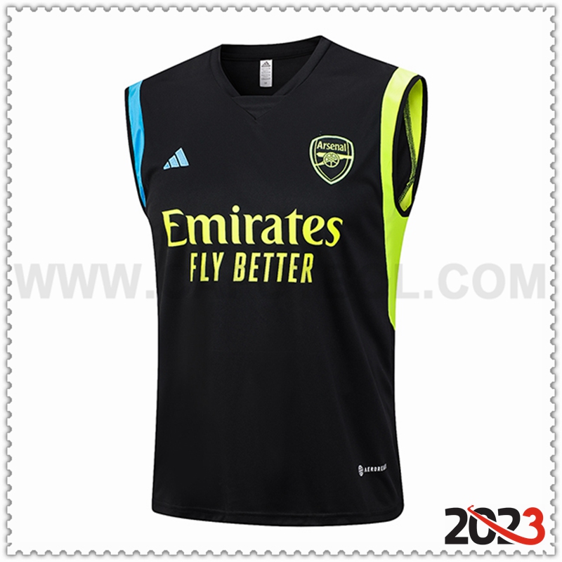 Chalecos De Futbol Arsenal Negro 2023 2024 -03