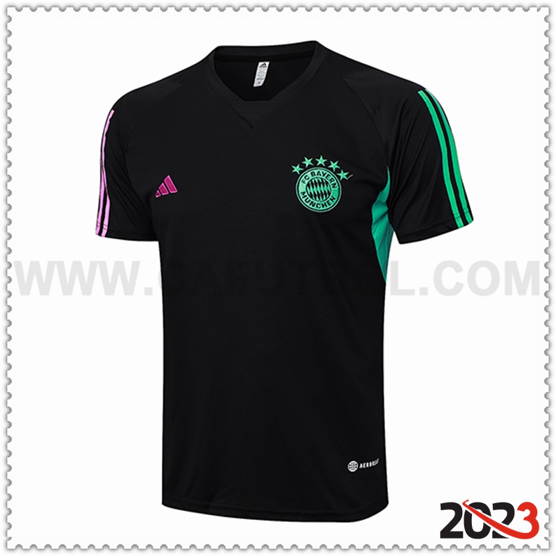 Camiseta Entrenamiento Bayern Munich Negro 2023 2024 -02