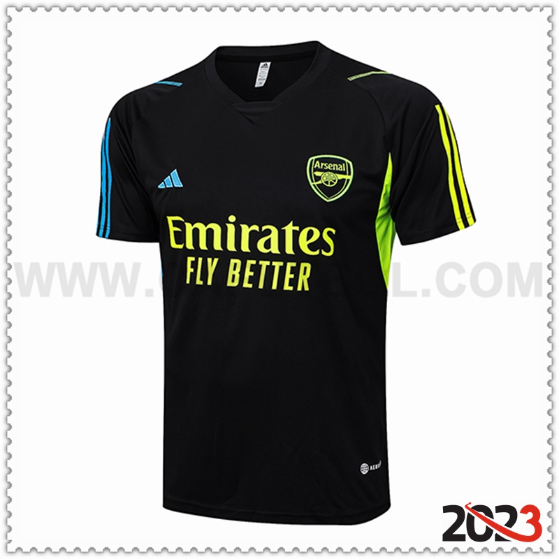 Camiseta Entrenamiento Arsenal Negro 2023 2024