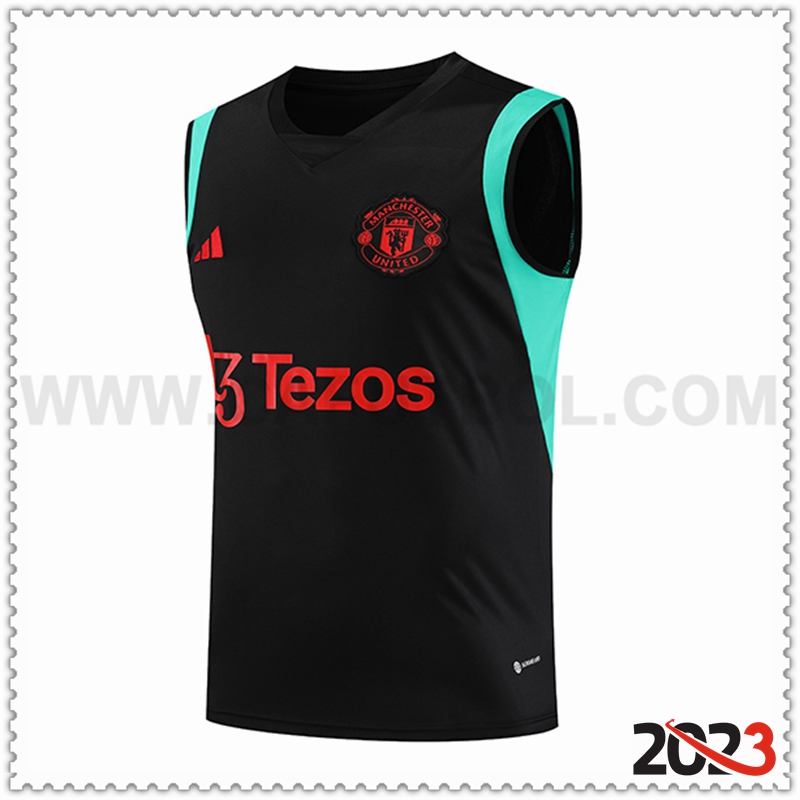 Chalecos De Futbol Manchester United Negro 2023 2024 -04