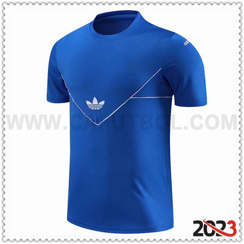 Camiseta Entrenamiento Adidas Azul 2023 2024