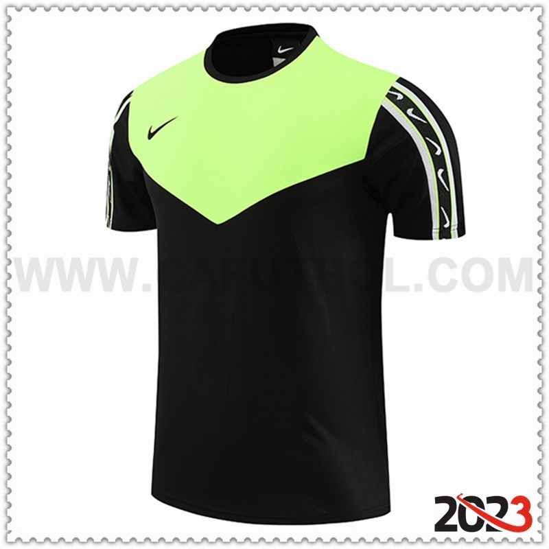 Camiseta Entrenamiento Nike Negro/Verde 2023 2024