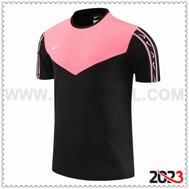 Camiseta Entrenamiento Nike Negro/Rosa 2023 2024