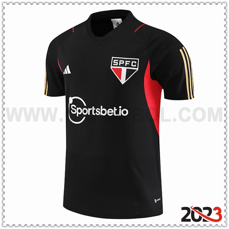 Camiseta Entrenamiento Sao Paulo FC Negro 2023 2024 -04