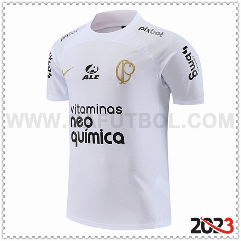 Camiseta Entrenamiento Corinthians Blanco 2023 2024 -02