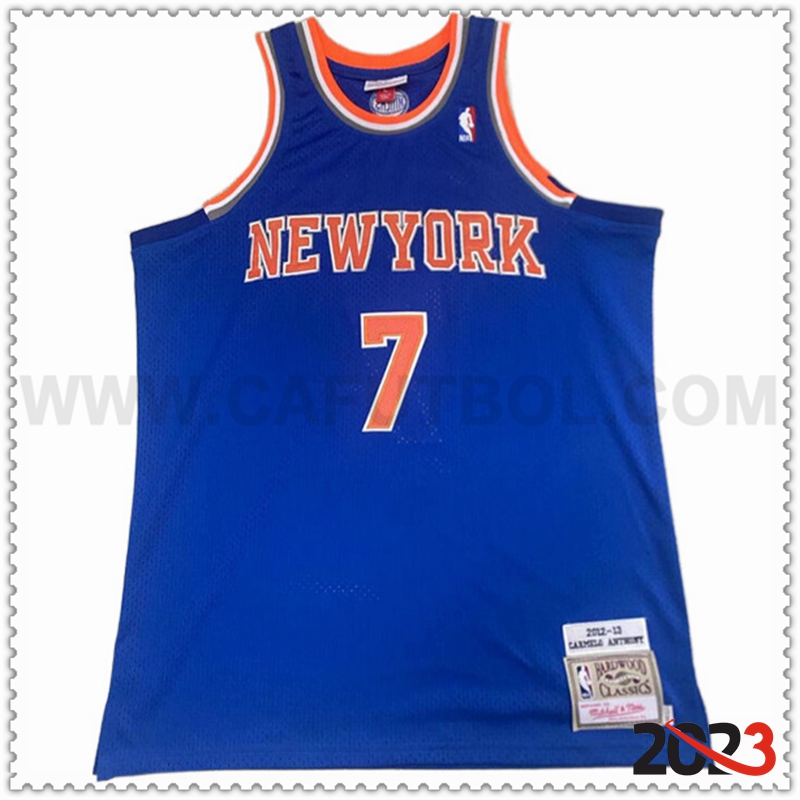 Camisetas New York Knicks (ANTHONY #7) 2023/24 Azul -02