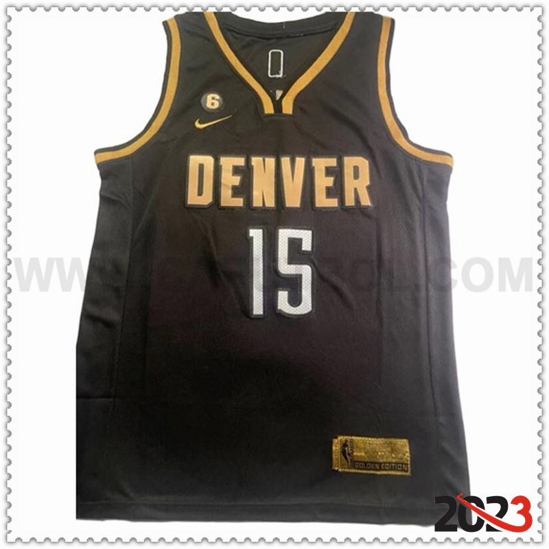 Camisetas Denver Nuggets (JOKIC #15) 2023/24 Negro -04