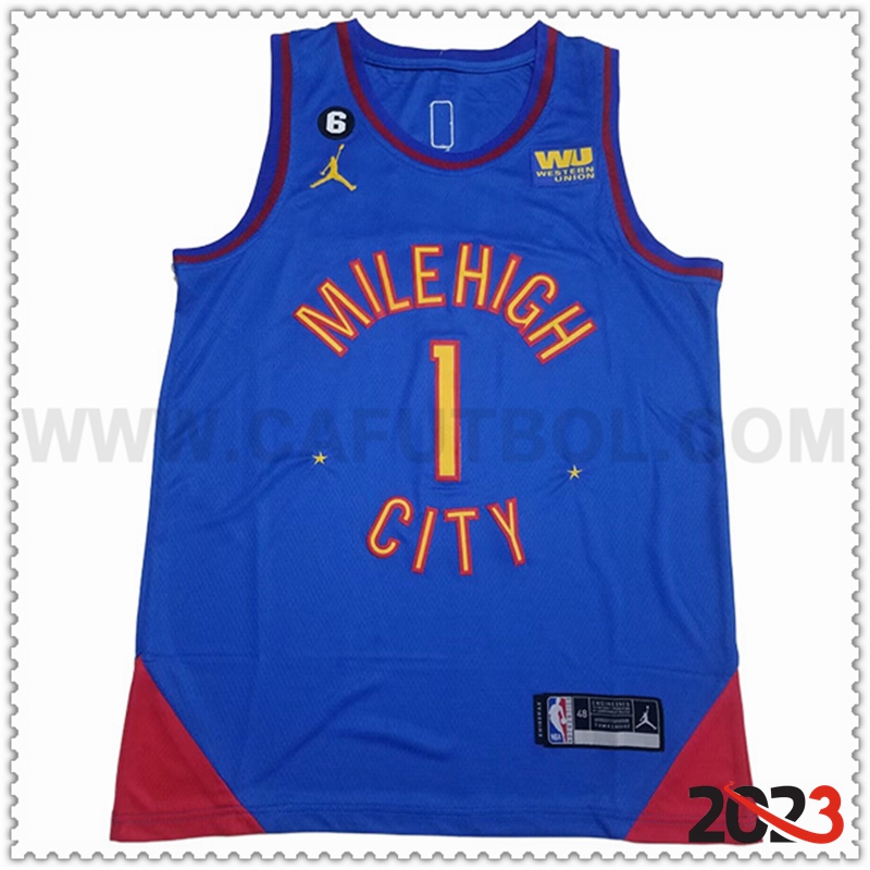 Camisetas Denver Nuggets (PORTER JR. #1) 2023/24 Azul